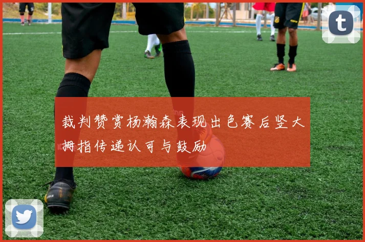 裁判赞赏杨瀚森表现出色赛后竖大拇指传递认可与鼓励